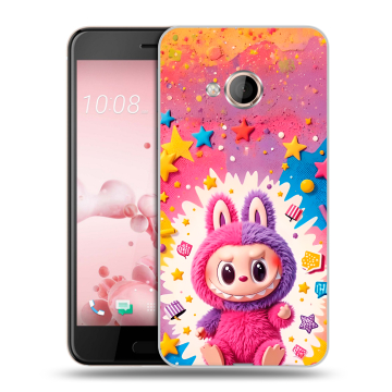 Пластиковый чехол на HTC U Play с принтом Labubu Лабубу Пластиковый чехол на HTC U Play с принтом Labubu Лабубу