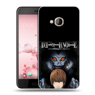 Пластиковый чехол на HTC U Play с принтом Death note Тетрадь смерти