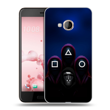 Пластиковый чехол на HTC U Play с принтом Игра Кальмара