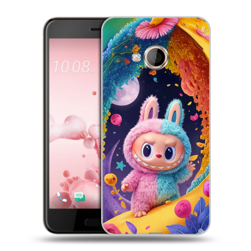 Пластиковый чехол на HTC U Play с принтом Labubu Лабубу
