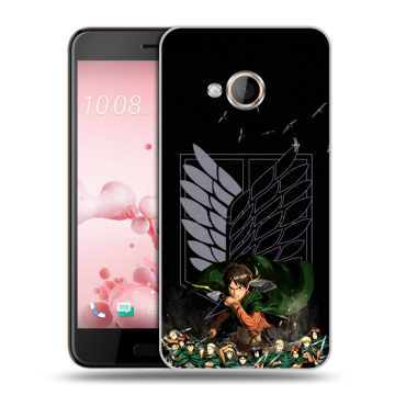Пластиковый чехол на HTC U Play с принтом Атака титанов Пластиковый чехол на HTC U Play с принтом Атака титанов