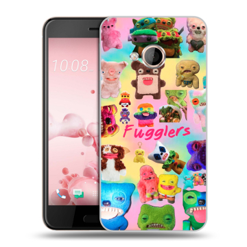 Пластиковый чехол на HTC U Play с принтом Флагер Fuggler
