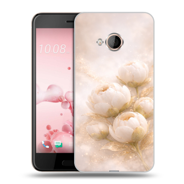 Пластиковый чехол на HTC U Play с принтом женский