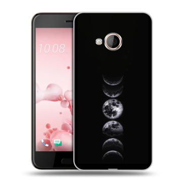 Пластиковый чехол на HTC U Play с принтом женский