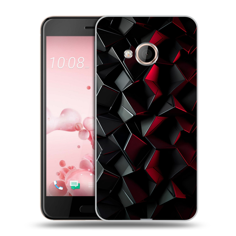 Пластиковый чехол на HTC U Play с принтом Абстракция Пластиковый чехол на HTC U Play с принтом Абстракция