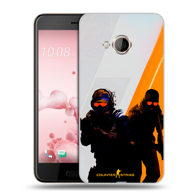Пластиковый чехол на HTC U Play с принтом Контер страйк Counter strike Пластиковый чехол на HTC U Play с принтом Контер страйк Counter strike
