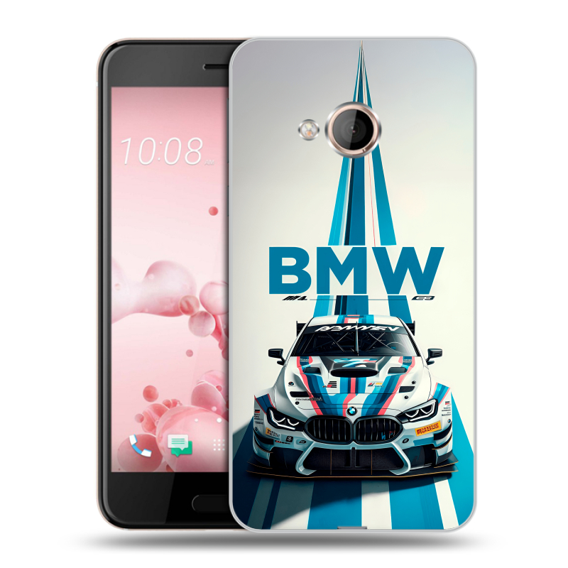 Пластиковый чехол на HTC U Play с принтом БМВ BMW Пластиковый чехол на HTC U Play с принтом БМВ BMW