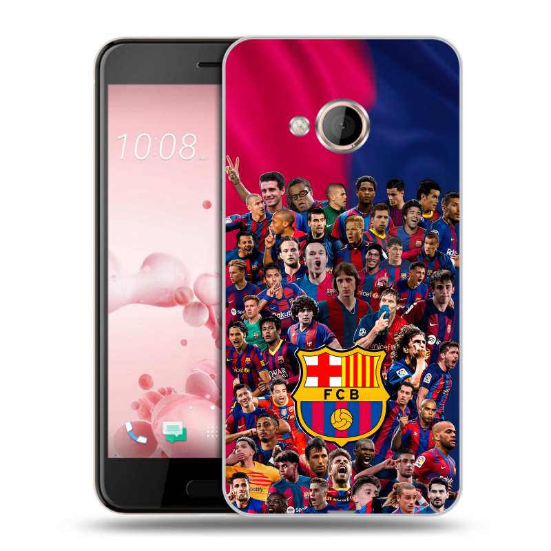 Пластиковый чехол на HTC U Play с принтом Барселона Barcelona Пластиковый чехол на HTC U Play с принтом Барселона Barcelona