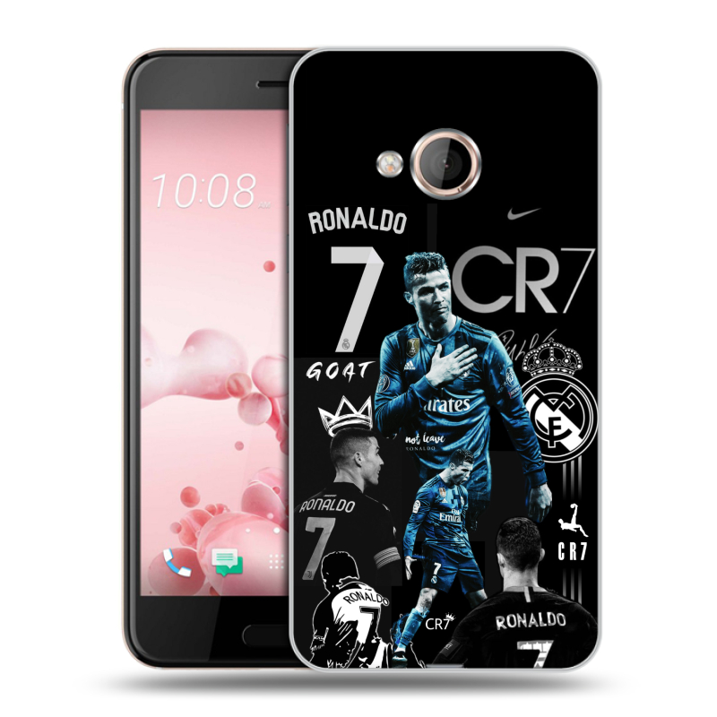 Пластиковый чехол на HTC U Play с принтом Реал Роналдо Пластиковый чехол на HTC U Play с принтом Реал Роналдо
