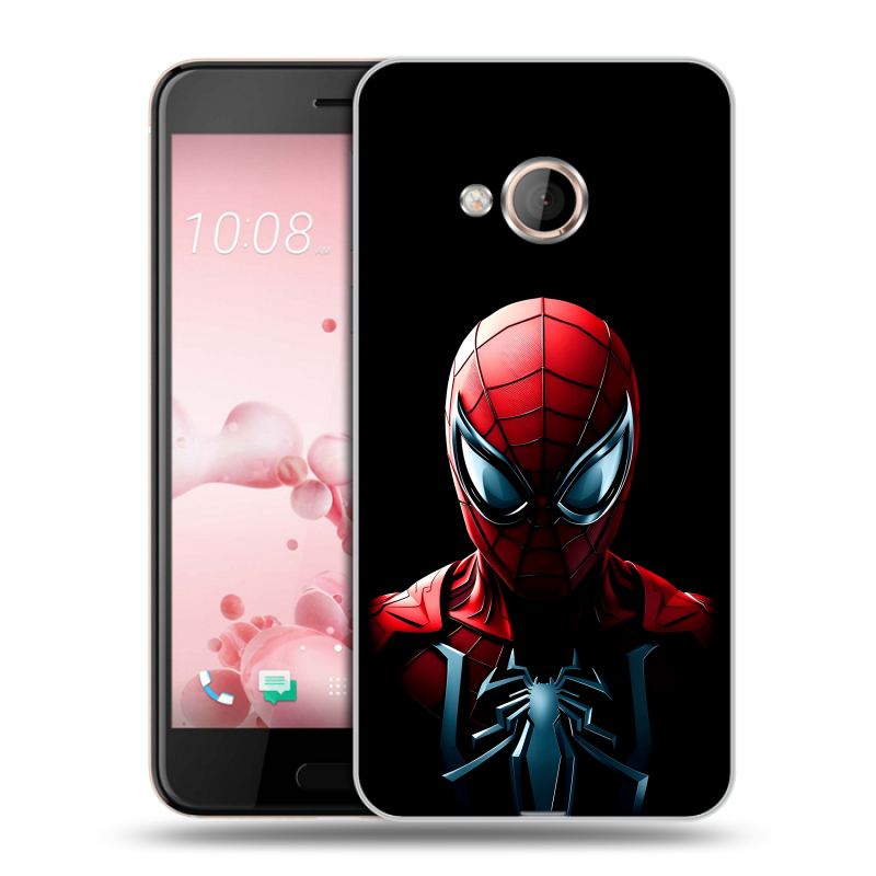 Пластиковый чехол на HTC U Play с принтом Spiderman Человек паук Пластиковый чехол на HTC U Play с принтом Spiderman Человек паук