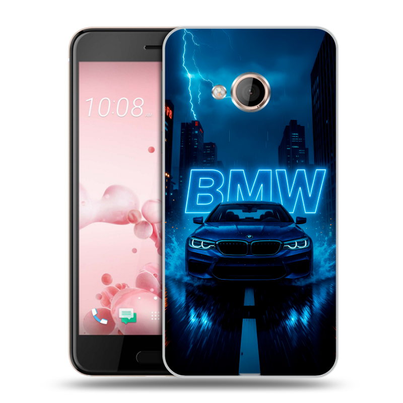 Пластиковый чехол на HTC U Play с принтом BMW БМВ Пластиковый чехол на HTC U Play с принтом BMW БМВ