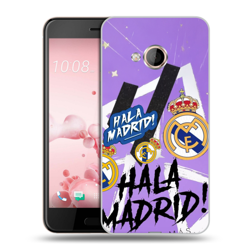 Пластиковый чехол на HTC U Play с принтом Real Madrid Реал Мадрид Пластиковый чехол на HTC U Play с принтом Real Madrid Реал Мадрид