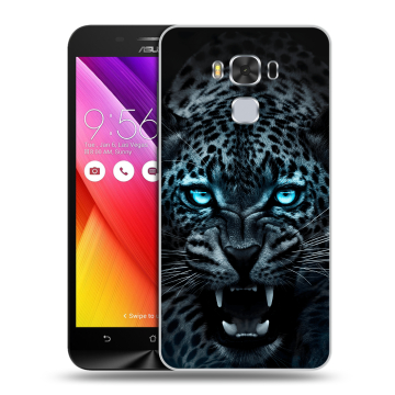 Пластиковый чехол на ASUS ZenFone 3 Max ZC553KL с принтом Темный леопард Пластиковый чехол на ASUS ZenFone 3 Max ZC553KL с принтом Темный леопард