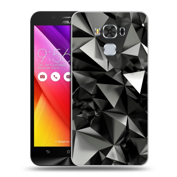 Пластиковый чехол на ASUS ZenFone 3 Max ZC553KL с принтом Черные кристаллы Пластиковый чехол на ASUS ZenFone 3 Max ZC553KL с принтом Черные кристаллы