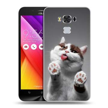 Пластиковый чехол на ASUS ZenFone 3 Max ZC553KL с принтом Коты Пластиковый чехол на ASUS ZenFone 3 Max ZC553KL с принтом Коты