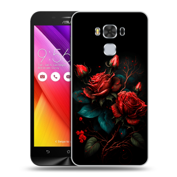 Пластиковый чехол на ASUS ZenFone 3 Max ZC553KL с принтом Розы красные