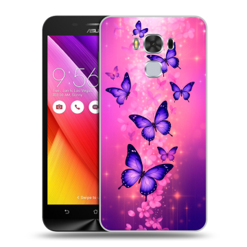 Пластиковый чехол на ASUS ZenFone 3 Max ZC553KL с принтом Бабочки