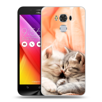 Пластиковый чехол на ASUS ZenFone 3 Max ZC553KL с принтом Котята
