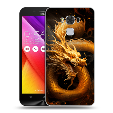 Пластиковый чехол на ASUS ZenFone 3 Max ZC553KL с принтом Золотой дракон Пластиковый чехол на ASUS ZenFone 3 Max ZC553KL с принтом Золотой дракон