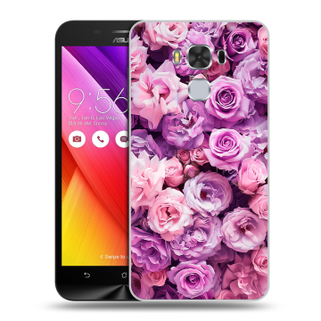 Пластиковый чехол на ASUS ZenFone 3 Max ZC553KL с принтом лавандовые розы