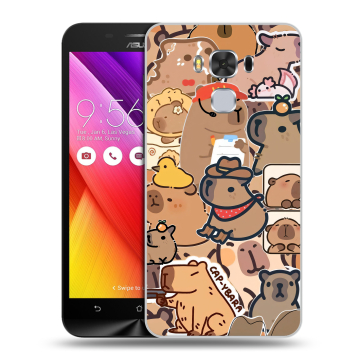 Пластиковый чехол на ASUS ZenFone 3 Max ZC553KL с принтом капибара