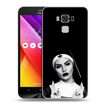 Пластиковый чехол на ASUS ZenFone 3 Max ZC553KL с принтом монашка
