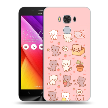Пластиковый чехол на ASUS ZenFone 3 Max ZC553KL с принтом Hello Kitty Хелоу Кити