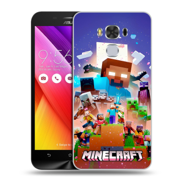 Пластиковый чехол на ASUS ZenFone 3 Max ZC553KL с принтом Майнкрафт Minecraft Пластиковый чехол на ASUS ZenFone 3 Max ZC553KL с принтом Майнкрафт Minecraft