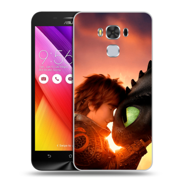 Пластиковый чехол на ASUS ZenFone 3 Max ZC553KL с принтом Как приручить дракона