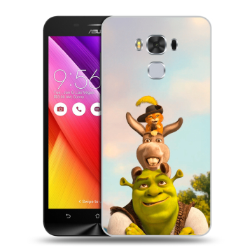 Пластиковый чехол на ASUS ZenFone 3 Max ZC553KL с принтом Шрек Shrek