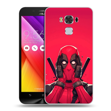 Пластиковый чехол на ASUS ZenFone 3 Max ZC553KL с принтом Дедпул Deadpool
