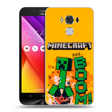Пластиковый чехол на ASUS ZenFone 3 Max ZC553KL с принтом Майнкрафт Minecraft