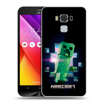 Пластиковый чехол на ASUS ZenFone 3 Max ZC553KL с принтом Майнкрафт Minecraft