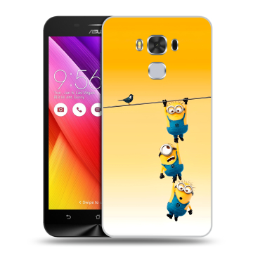Пластиковый чехол на ASUS ZenFone 3 Max ZC553KL с принтом Миньоны