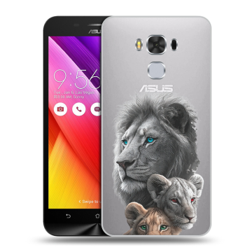 Пластиковый чехол на ASUS ZenFone 3 Max ZC553KL с принтом Львы