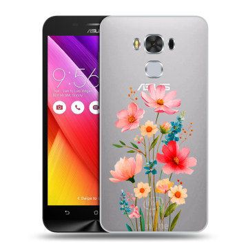 Пластиковый чехол на ASUS ZenFone 3 Max ZC553KL с принтом Цветы