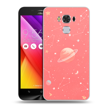 Пластиковый чехол на ASUS ZenFone 3 Max ZC553KL с принтом Розовый космос