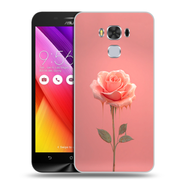 Пластиковый чехол на ASUS ZenFone 3 Max ZC553KL с принтом Розовая роза