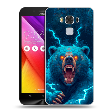 Пластиковый чехол на ASUS ZenFone 3 Max ZC553KL с принтом Медведь