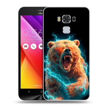 Пластиковый чехол на ASUS ZenFone 3 Max ZC553KL с принтом Медведь