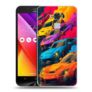 Пластиковый чехол на ASUS ZenFone 3 Max ZC553KL с принтом Тачки