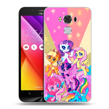 Пластиковый чехол на ASUS ZenFone 3 Max ZC553KL с принтом My little pony Дружба чудо