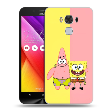 Пластиковый чехол на ASUS ZenFone 3 Max ZC553KL с принтом Спанч боб Спанчбоб