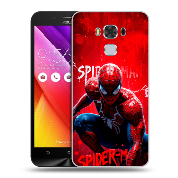 Пластиковый чехол на ASUS ZenFone 3 Max ZC553KL с принтом Spiderman Человек паук Пластиковый чехол на ASUS ZenFone 3 Max ZC553KL с принтом Spiderman Человек паук