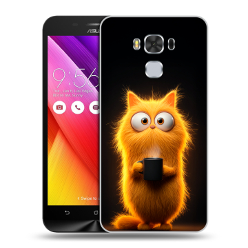 Пластиковый чехол на ASUS ZenFone 3 Max ZC553KL с принтом Смешной кот
