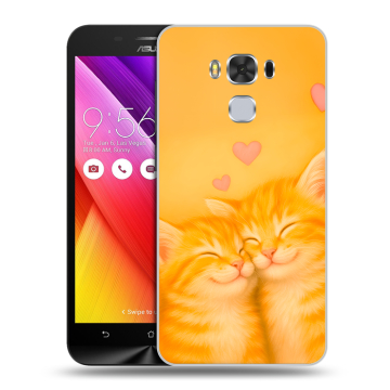 Пластиковый чехол на ASUS ZenFone 3 Max ZC553KL с принтом Милые котята