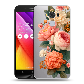 Пластиковый чехол на ASUS ZenFone 3 Max ZC553KL с принтом цветы