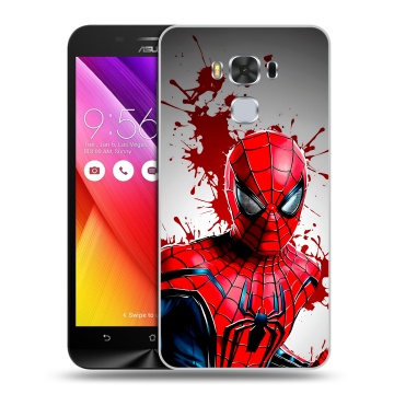Пластиковый чехол на ASUS ZenFone 3 Max ZC553KL с принтом Spiderman Человек паук