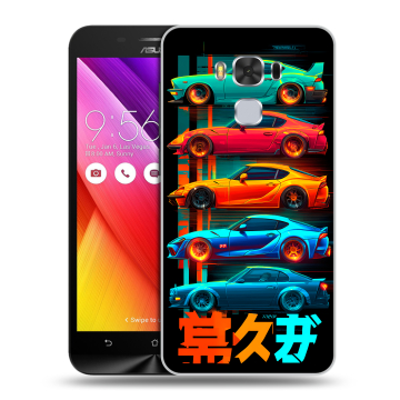 Пластиковый чехол на ASUS ZenFone 3 Max ZC553KL с принтом машины тачки