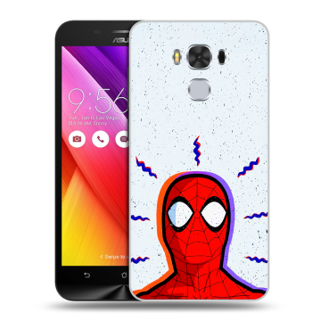 Пластиковый чехол на ASUS ZenFone 3 Max ZC553KL с принтом Spiderman Человек паук